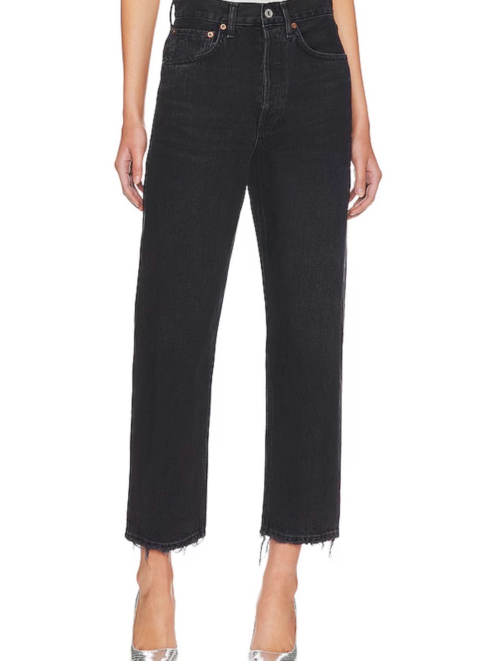 Agolde 90s Crop High-Rise Jeans